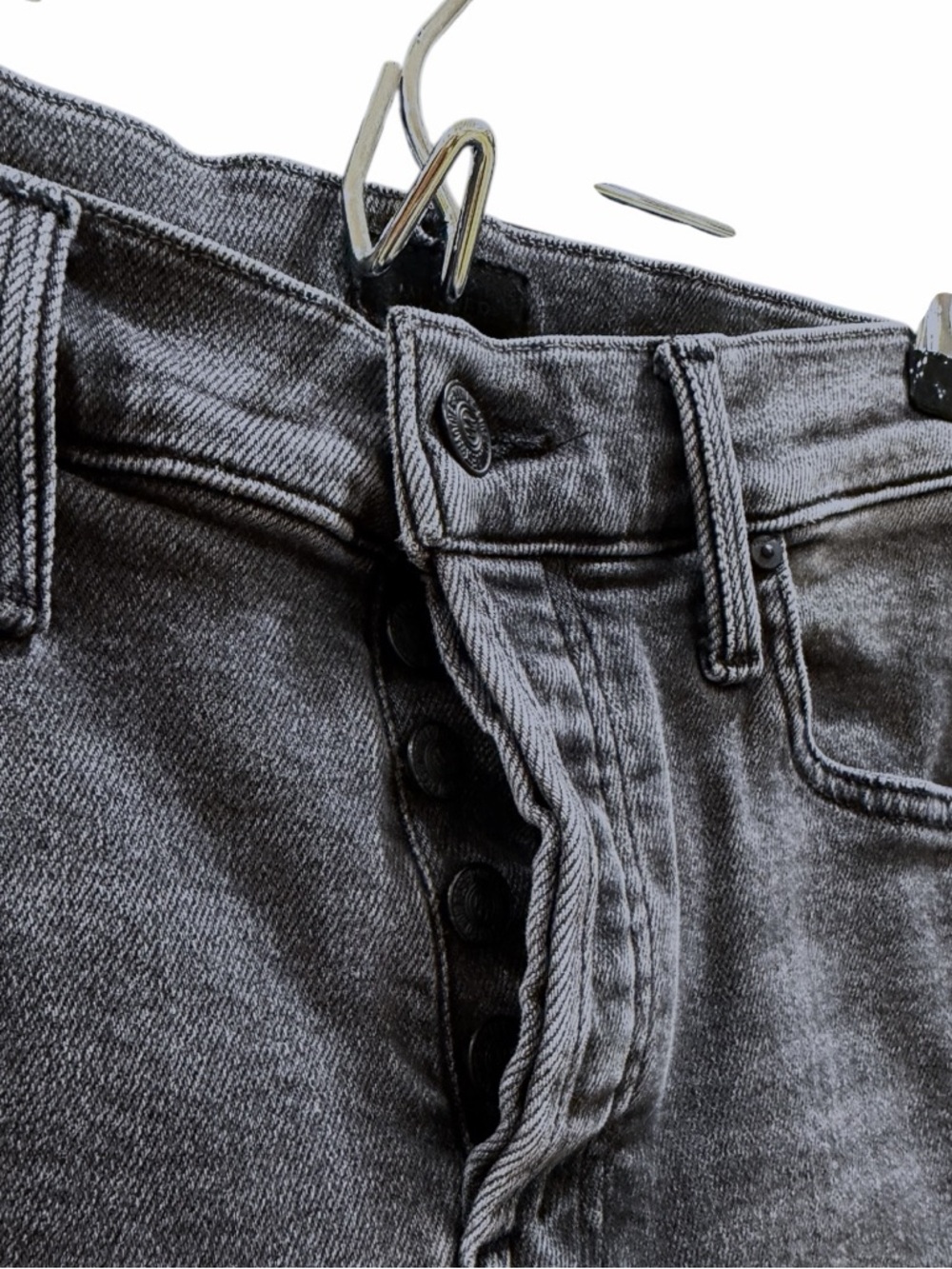 MOTHER The Mid Rise Hiker Hover Jeans in Call It A Night  Size 27 - Picture 3 of 15